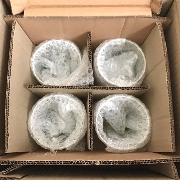 Anthropologie Glasses Set of Four NIB Handpainted - Picture 8 of 8